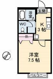 ディアスUの間取り画像