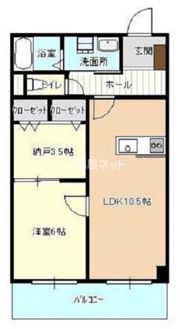 ベルフィット黒石の間取り画像