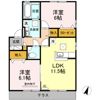 グランモア A棟の間取り画像
