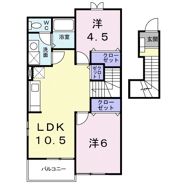 ベルクノア・Eの間取り画像