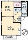 ヴィラージュ B棟の間取り画像