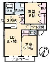 ルミエールさくらの間取り画像