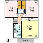 ペアシティゆう Ⅰ棟の間取り画像