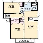 シャーメゾン岩鼻の間取り画像