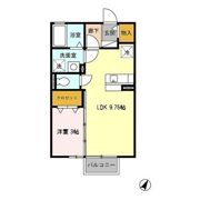 カンパーレ Bの間取り画像