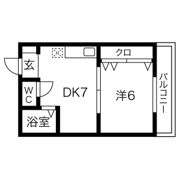 ラクラスコート山王の間取り画像