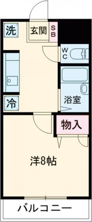 メゾンソレイユの間取り画像