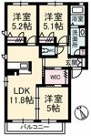 シャーメゾン東陽 A棟の間取り画像