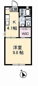シャーメゾン藤井 B棟の間取り画像