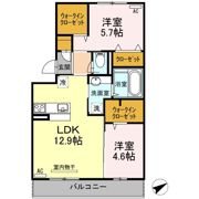 恩田ヒルズの間取り画像