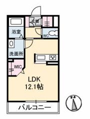 シャーメゾン グリーン A棟の間取り画像