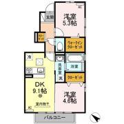 ヴェルフォーレの間取り画像