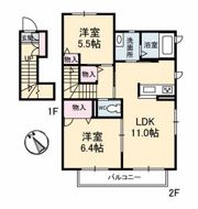 シャーメゾン北斗星の間取り画像