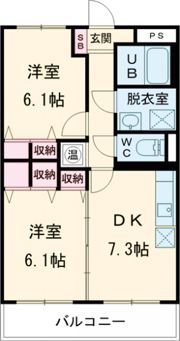 ブレイン新田の間取り画像
