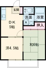 ハイツピーコックの間取り画像