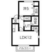 シャルマン藤江の間取り画像
