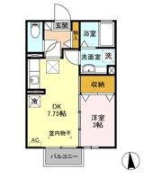 グランブルーム Bの間取り画像