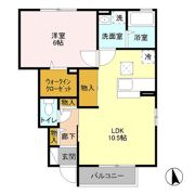 プティール Bの間取り画像