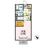 D-room思川オランジュ Bの間取り画像