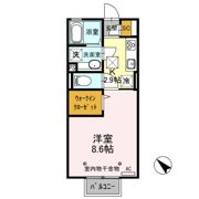 D-room思川ローズ Hの間取り画像