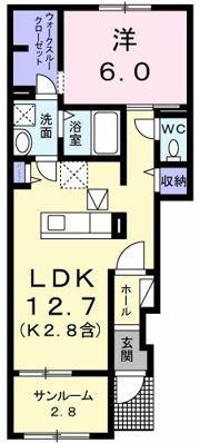 メゾングランディールあきる野Ⅰの間取り画像