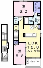 メゾングランディールあきる野Ⅰの間取り画像