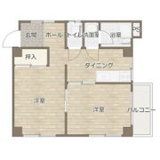 桜台コーポの間取り画像