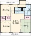 ジュネス神谷の間取り画像