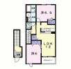 ヴィオラ Bの間取り画像