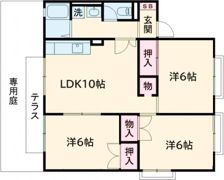 サンパーク谷田Ⅰの間取り画像