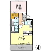 エクセレンス東梅坪の間取り画像