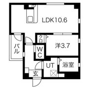 ロイヤルレジデンス高畑の間取り画像