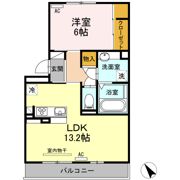 セジュール大山の間取り画像