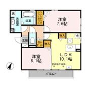 ハイツシダーフォレストの間取り画像
