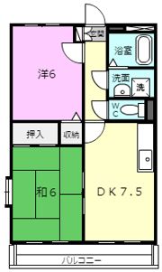 ハピネス21の間取り画像
