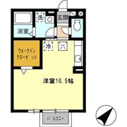 Kent House A棟の間取り画像