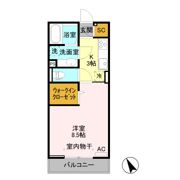 クレセントコート Ⅱの間取り画像