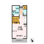 クレセントコート Ⅱの間取り画像