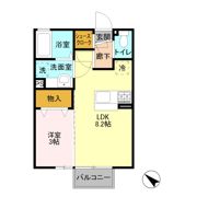 モン ビラージュ Dの間取り画像