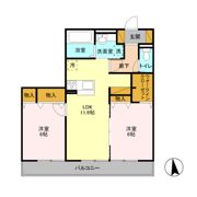 グレイスヒルの間取り画像