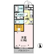 ロックパイン Bの間取り画像