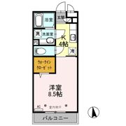 ロックパイン Bの間取り画像