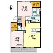 クレセントⅥの間取り画像