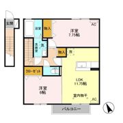 ロイヤル ロッシーニ Cの間取り画像