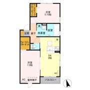 コートヤード KOBUS Ⅱの間取り画像