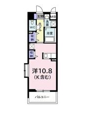 アベニール国立の間取り画像