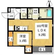 GRANDTIC新瑞橋の間取り画像