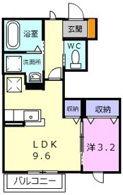 クレセールの間取り画像