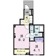 エスポワールヒロ－Bの間取り画像