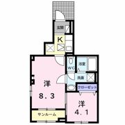 エスポワールヒロ－Bの間取り画像